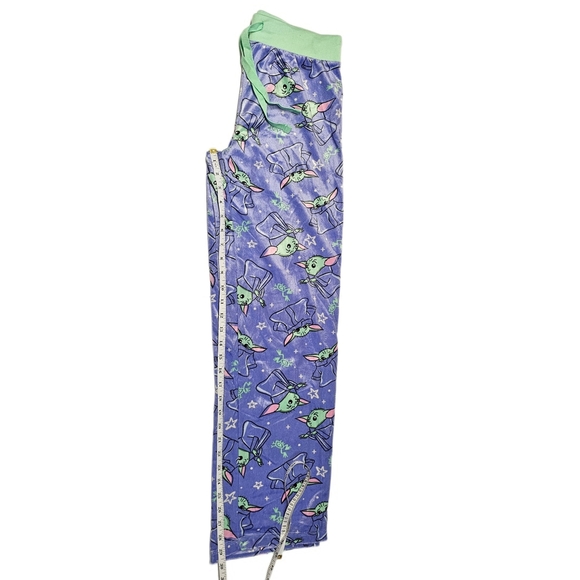 Star Wars Purple Green Grogu Yoda Pajamas - Picture 6 of 11